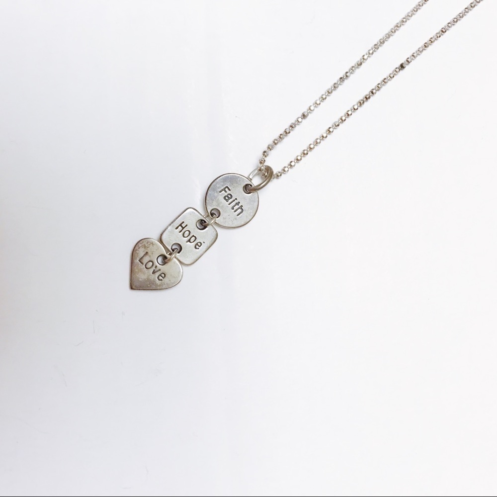 Faith Hope Love Necklace